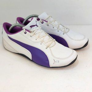PUMA | Girls Running Shoes White Purple Size 4.5